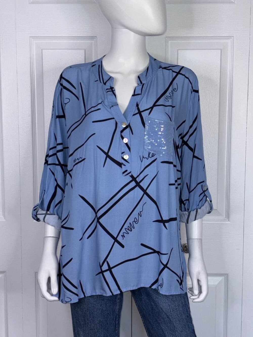 LINEA DOMANI women's blouse  size XL